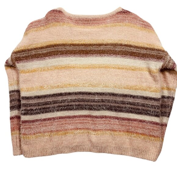 - mulitcolored crew neck sweater size medium  by cream - Picture 4 of 10